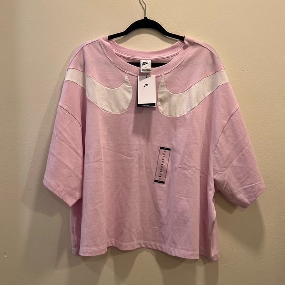 Nike Tops - NEW NIKE Baby Pink Loose Fit Top